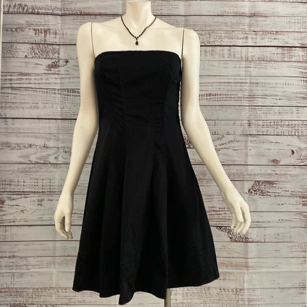 Express strapless black a-line cocktail dress size 10